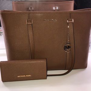 Michael Kors purse and wallet